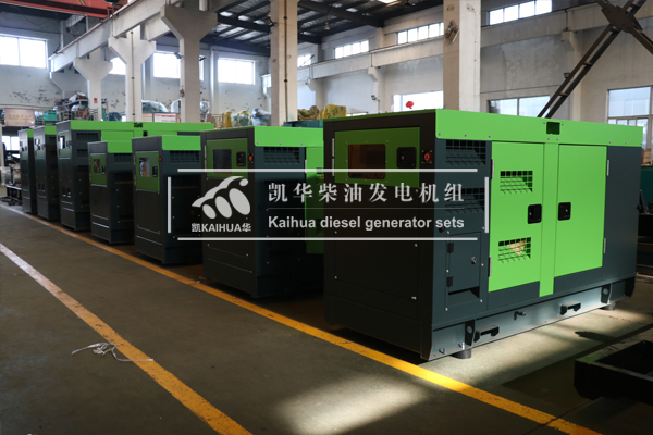 出口新（xīn）加坡的六台靜音柴油（yóu）發電機（jī）組成功出廠
