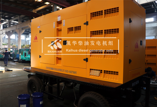 貴州鐵建（jiàn）200KW移動式發電機（jī）組成功出廠（chǎng）