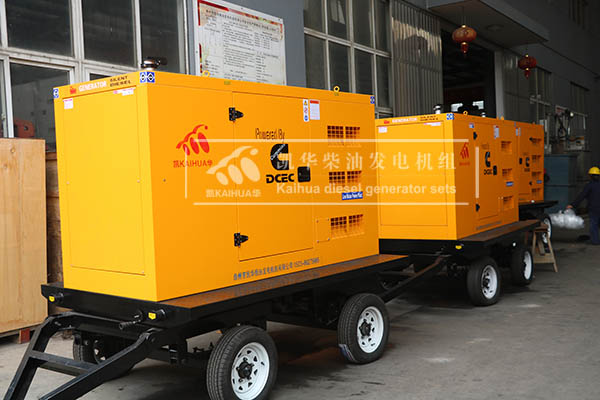 長沙三台80千瓦移動靜音柴油發電機組今日成（chéng）功出廠