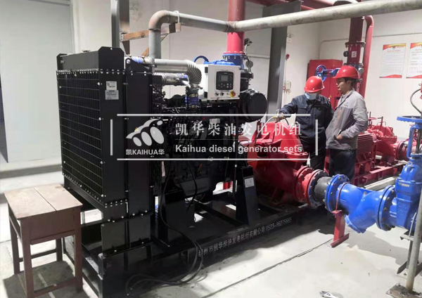 浙（zhè）江化工兩台柴油機水泵機組成功交付（fù）