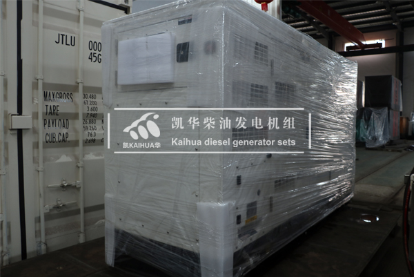 出口緬甸的四台康明斯發電機組成功出廠