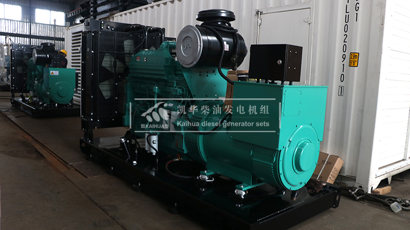 株洲兩台500kw康明斯發電機組成功出廠