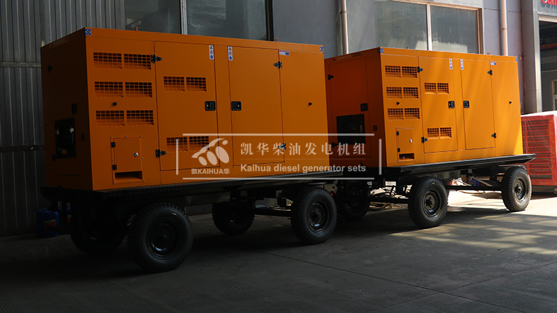 昆明三台100kw移動靜音發（fā）電機組成功（gōng）出廠