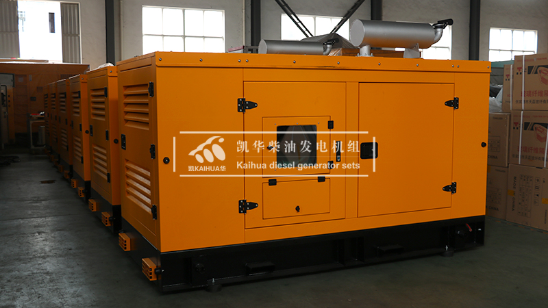 北海市六台100kw防雨罩（zhào）柴油發電機組成功出廠