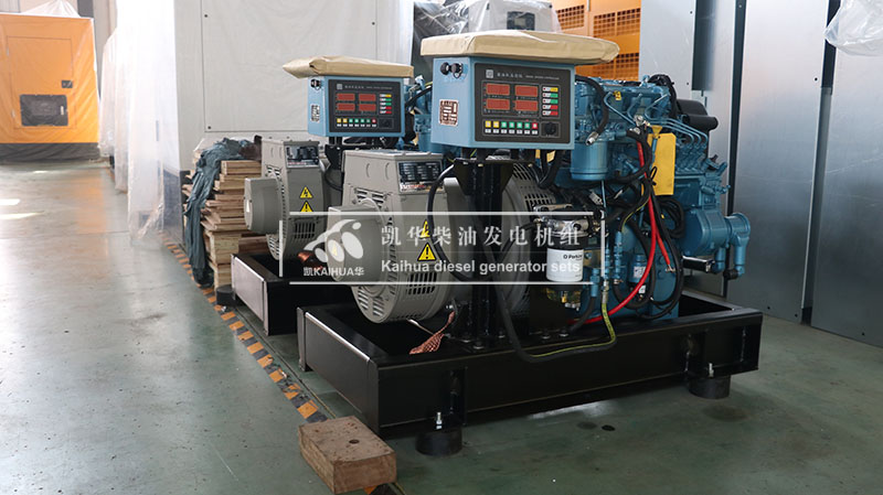 濟寧兩台進口帕（pà）金斯船用柴油（yóu）發電機組發貨