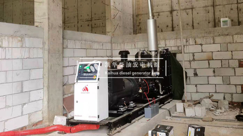 桂林一台200KW上柴柴油發電機組調（diào）試交付